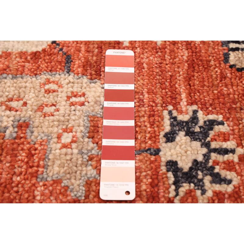 ECARPETGALLERY Hand-knotted Jules Serapi Dark Copper Wool Rug - 8'0 x 9'10