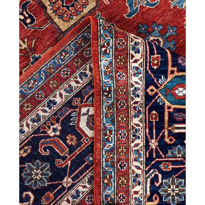Serapi One-of-a-Kind Hand-Knotted Area Rug - Red - 10' 1" x 13' 10"