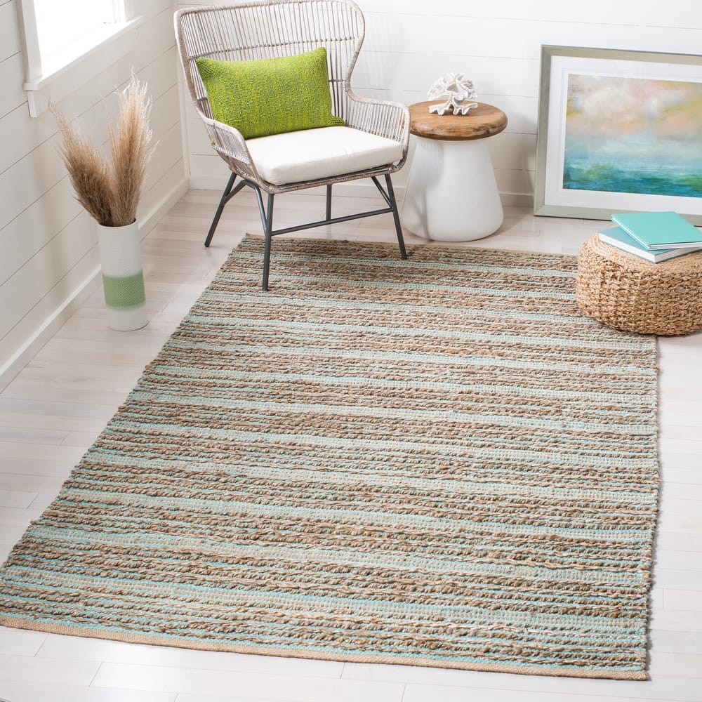 SAFAVIEH Handmade Cape Cod Nicolien Coastal Jute Rug