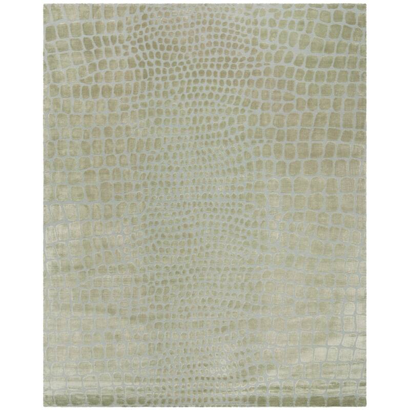Martha Stewart by SAFAVIEH Amazonia Silk Blend Rug - 9'6" x 13'6" - Canopy/Green
