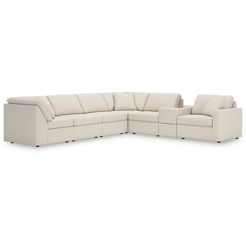 Signature Design by Ashley Modmax 7-Piece Sectional with Storage Console - 138" W x 86" D x 36" H