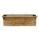 preview thumbnail 6 of 7, Caribbean Outdoor Acacia Balcony Bar Table by Christopher Knight Home - 48.00"L x 16.50"W x 49.75"H