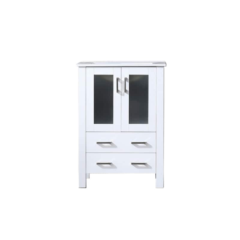 Lexora Volez 24 inch single Bathroom Vanity Countertop With Sink