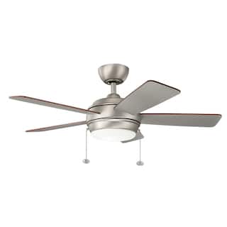 Kichler Lighting Starkk Collection 42-inch Brushed Nickel LED Ceiling Fan