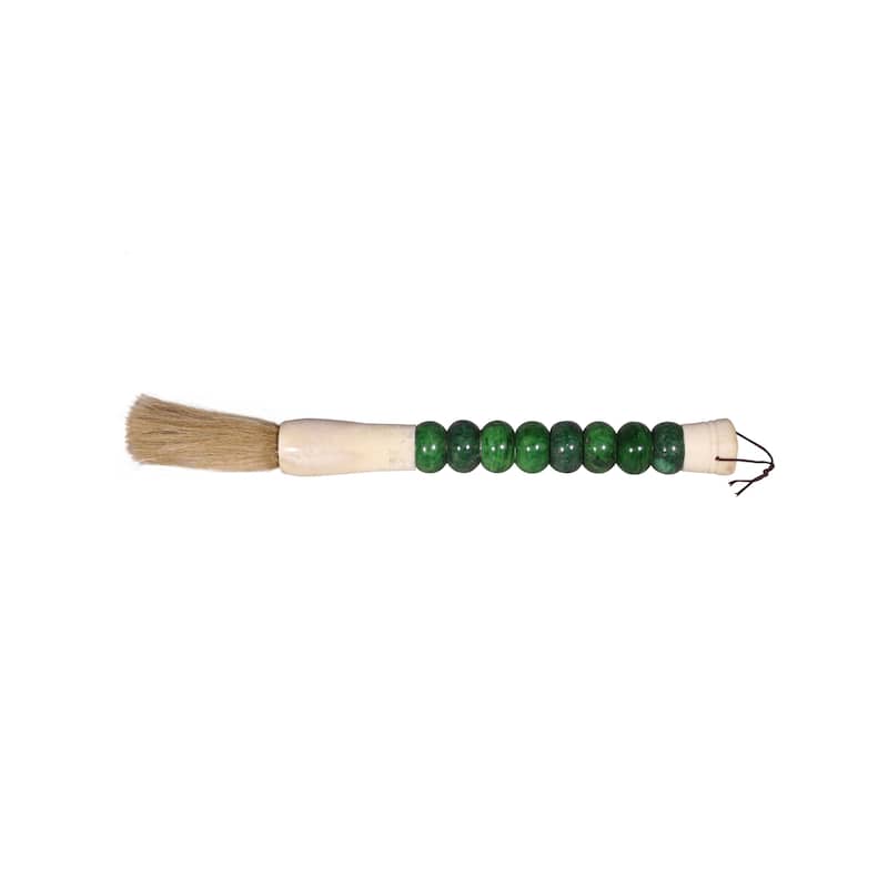 Artissance 12" Medium Green Jade Abacus Calligraphy Brush - Green