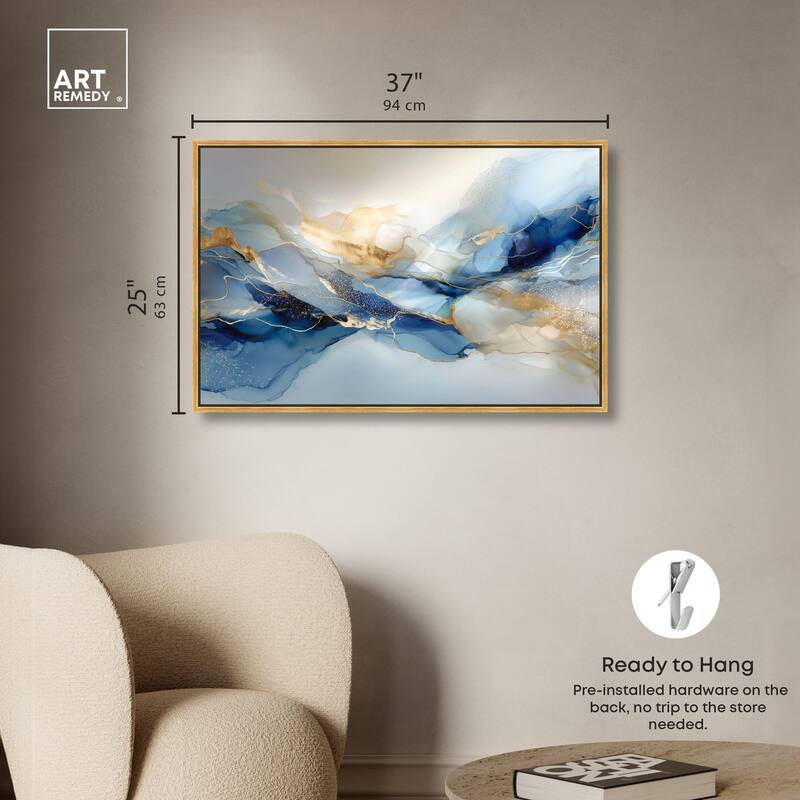 Postmodern Flow I Canvas by Art Remedy