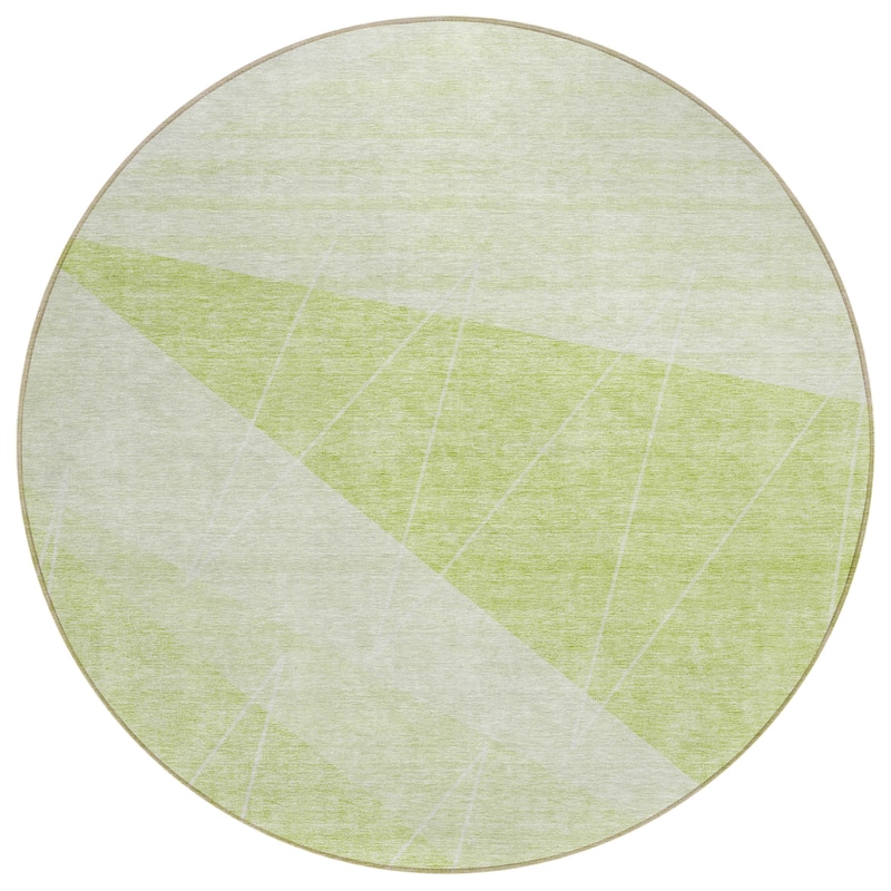 Machine Washable Indoor/ Outdoor Chantille Modern Prism Rug