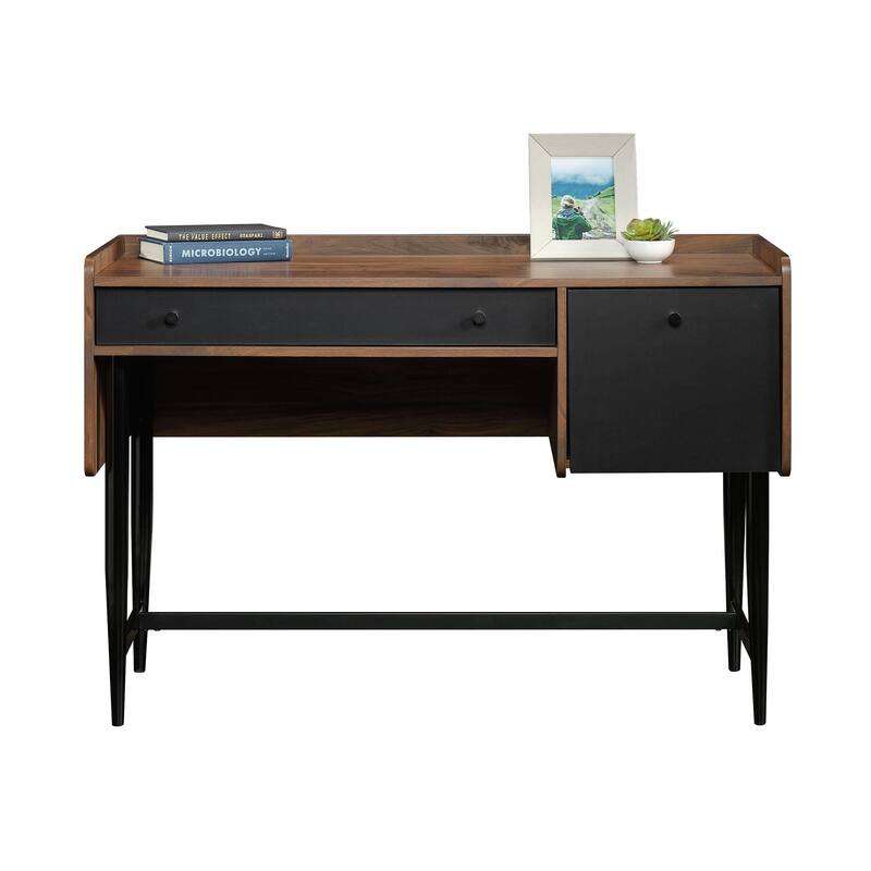 Wood Desk with File Drawer