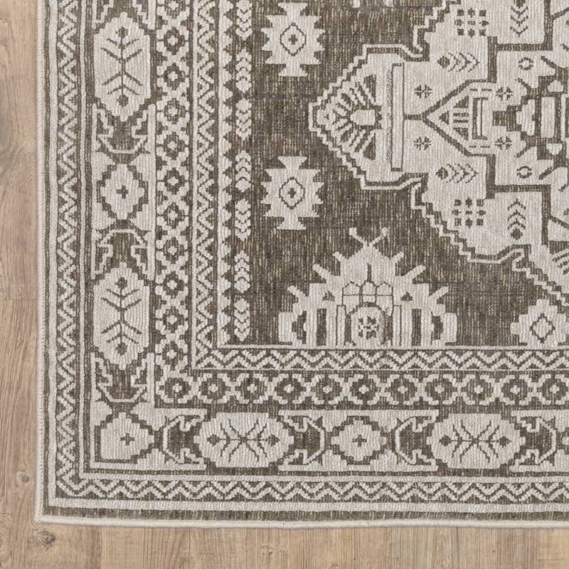 Style Haven Ingram Two-Tone Triple Medallions Area Rug