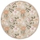 preview thumbnail 44 of 54, SAFAVIEH Hand-Tufted Blossom Kierston Modern & Contemporary Wool Rug 6' Round - Sage/Ivory - Round
