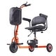 preview thumbnail 4 of 26, Mobility Scooter for Adults & Seniors - Folding Electric Powered Mobility Scooter Orange 3 wheels