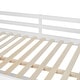 preview thumbnail 18 of 34, Wood Loft Bed with U-haped Desk, Kids Lofa Bed Frame with Storage Shelves, Drawers, Ladder, Guardrails