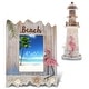 preview thumbnail 1 of 5, CoTa Global Flamingo Beach Nautical Decorations Set of 2 - 10.5 x 8.25 x 1.5 inches