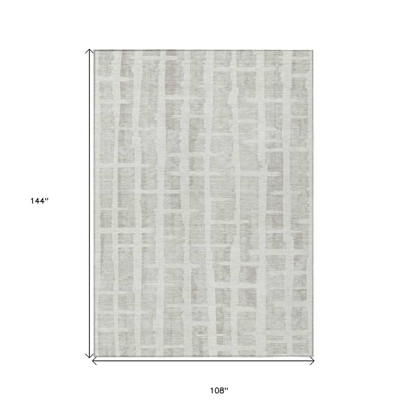HomeRoots Striped Transitional Rectangle Outdoor Rug