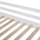preview thumbnail 17 of 17, White Twin Size Solid Wood Loft Bed with Ladder and Slide, House Bed with Blackboard and Light Strip on the Roof