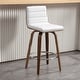 preview thumbnail 147 of 198, 26"/29" Faux Leather Swivel Bar/Counter Stools, Set of 2/3 Single - White - Counter Height