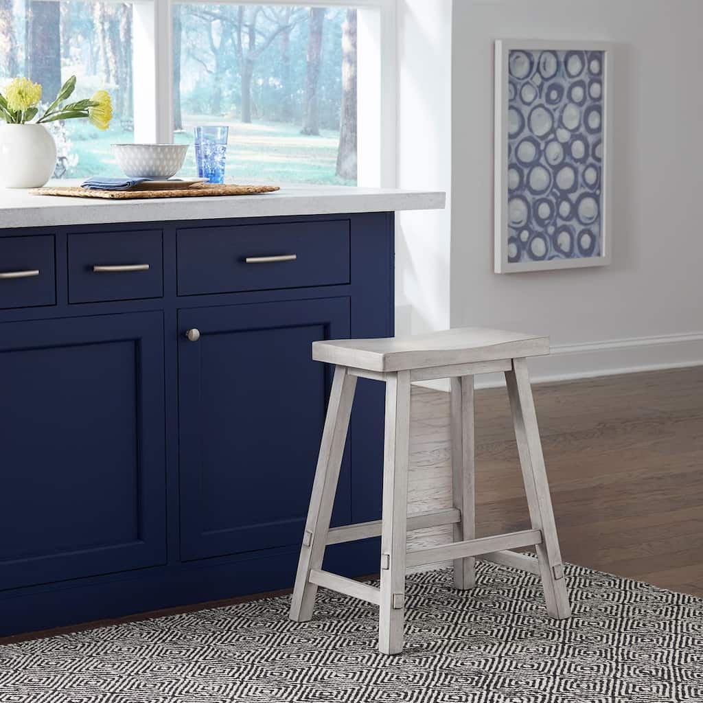 Creations 24 Inch Sawhorse Counter Stool - 24" High