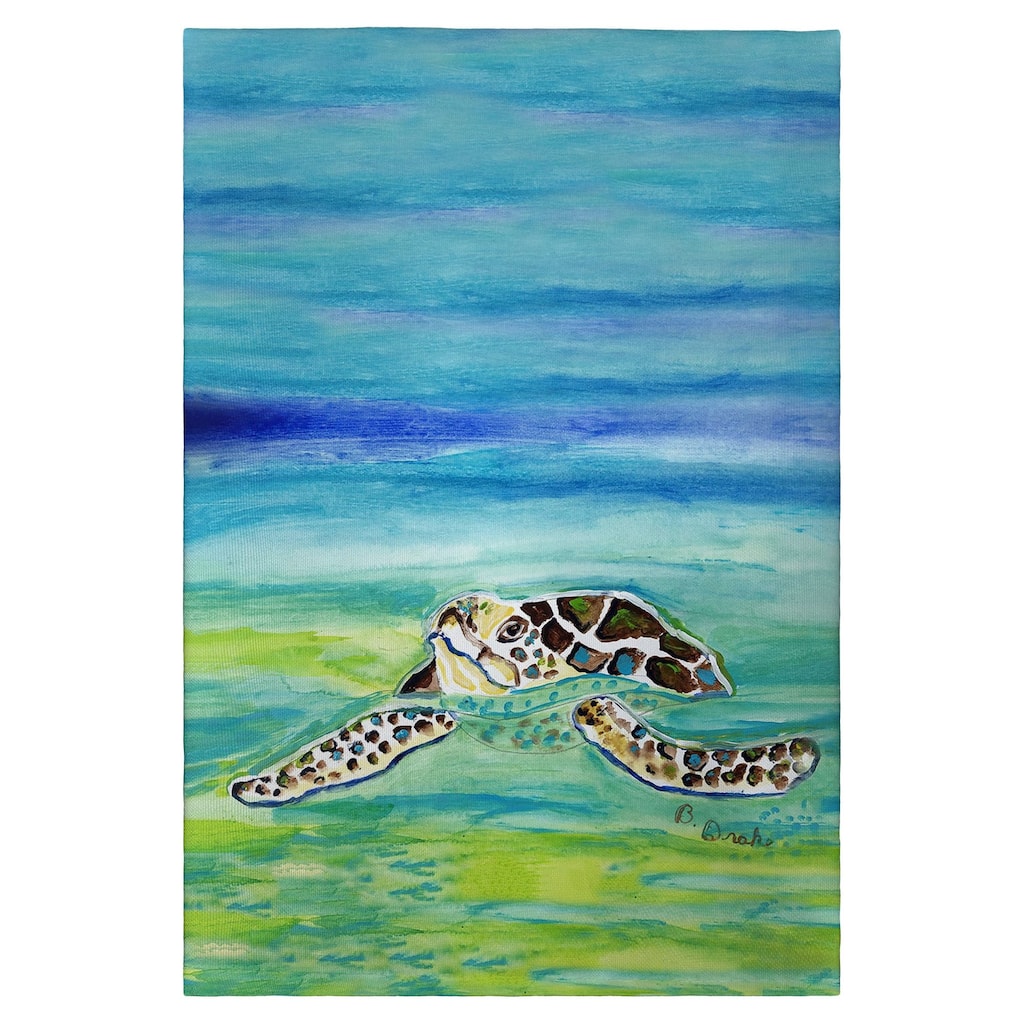 Sea Turtle Surfacing Guest Towel - 20x20