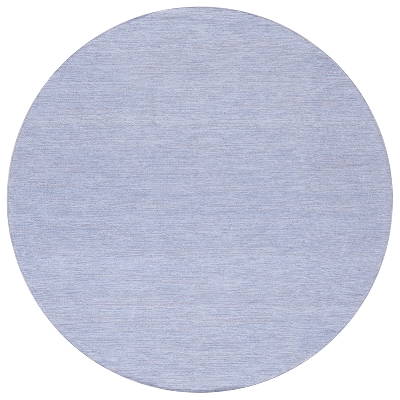 SAFAVIEH Handmade Montauk Willie Cotton Rug - 6' Round - Lilac