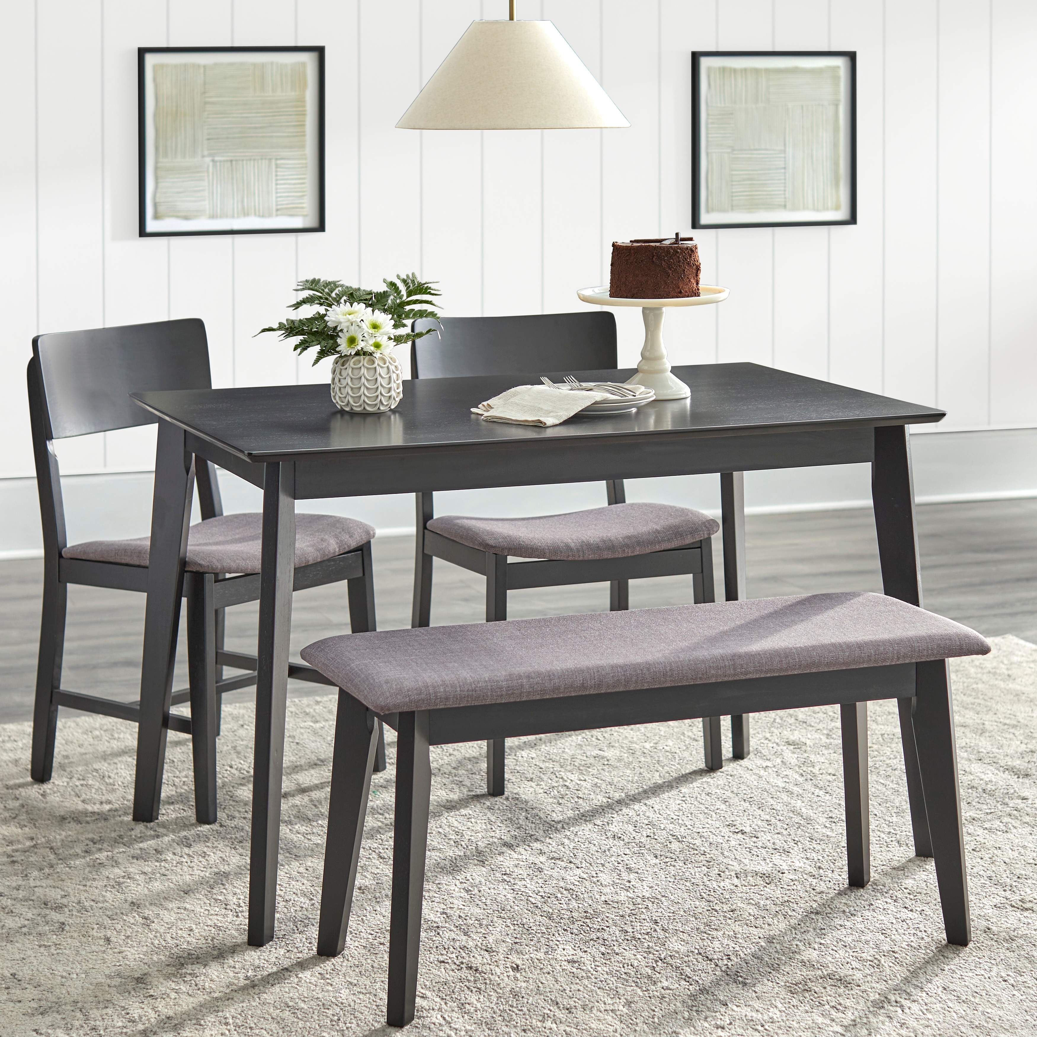 Simple living judith dining hot sale set with bench