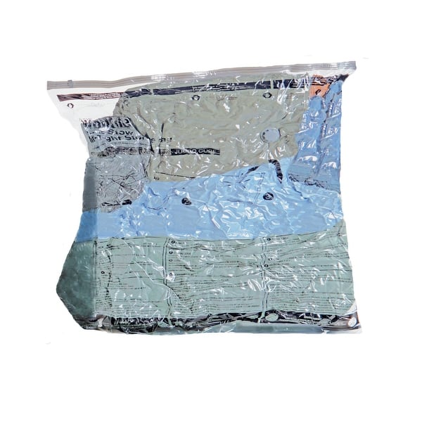 Woolite White Nylon 2-piece Airtight Jumbo Cube Vacuum Storage Bags -  23.5Wx11Dx35H - On Sale - Bed Bath & Beyond - 13681875