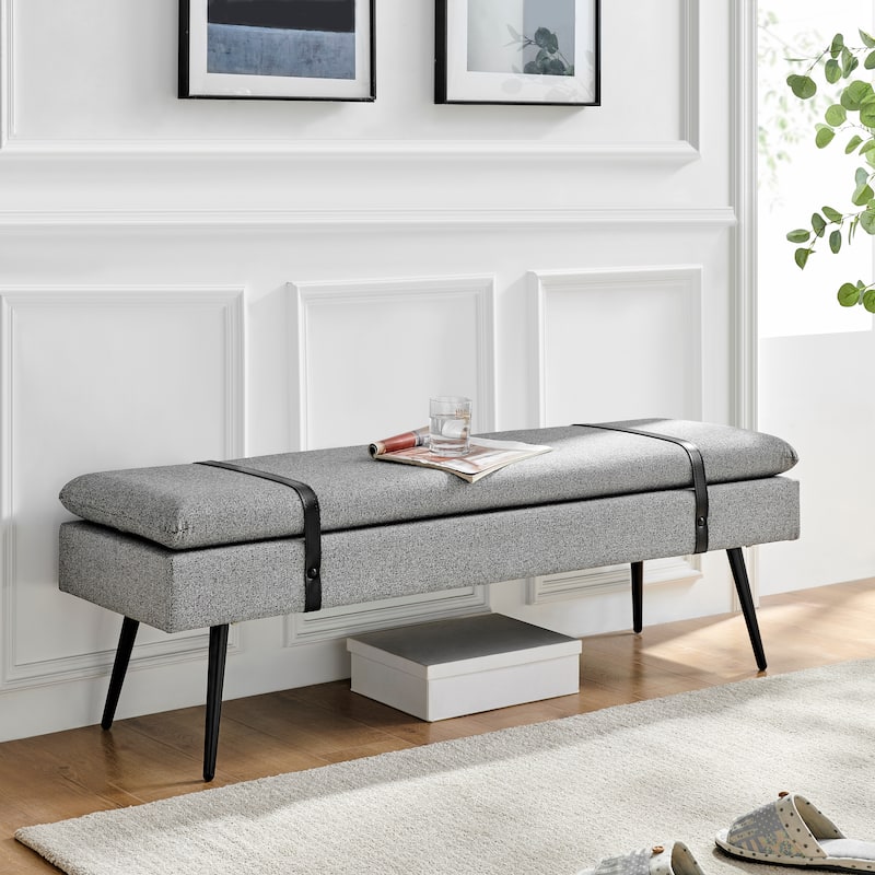 NPD Furniture Zuney Fabric Bench