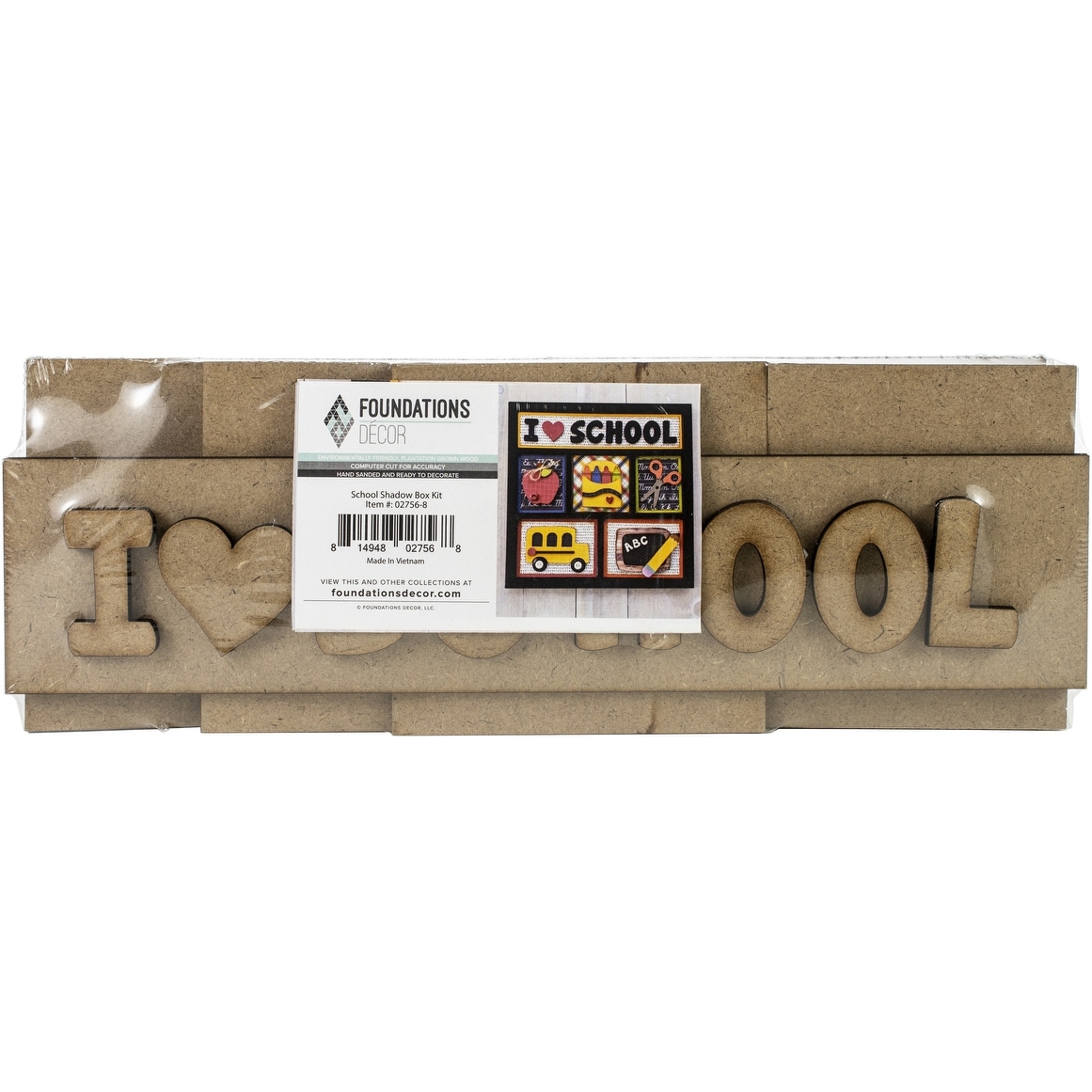 Shop Foundations Decor Shadow Box Kit School Overstock 28142655