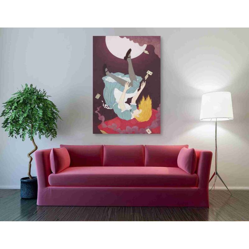 Epic Graffiti 'Alice in Wonderland' by Sai Tamiya, Canvas Wall Art