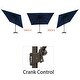 preview thumbnail 13 of 38, Outdoor 10 x 10 ft Square Double Top Patio Cantilever Offset Umbrella