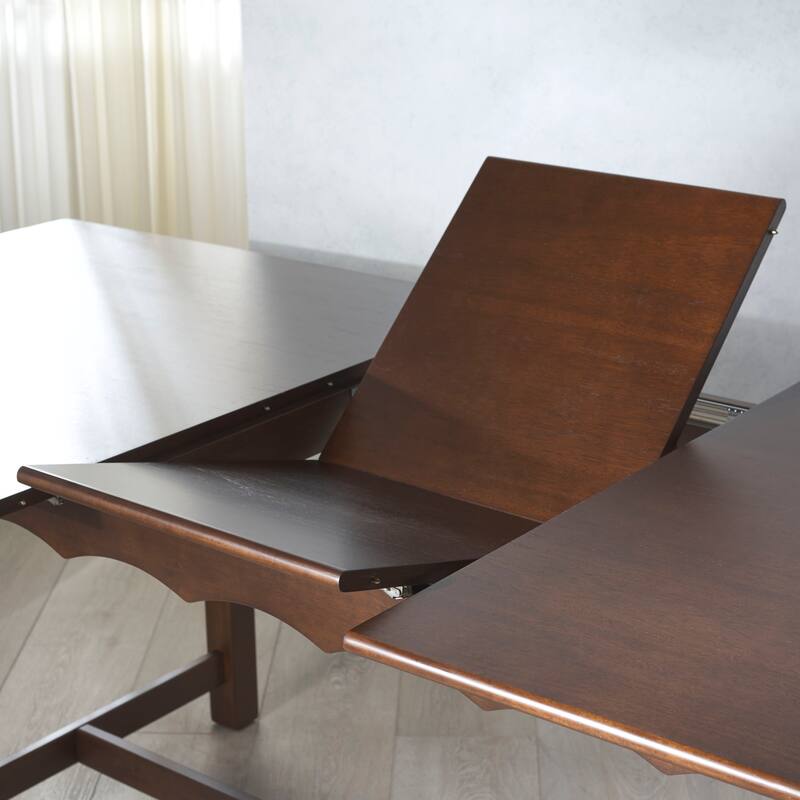 SAFAVIEH Couture Rhylee Extendable Rectangular Dining Table - 79"W x 39"D x 30"H