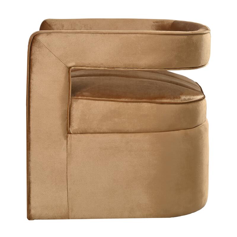 Celi Modern Velvet Accent Chair by Christopher Knight Home