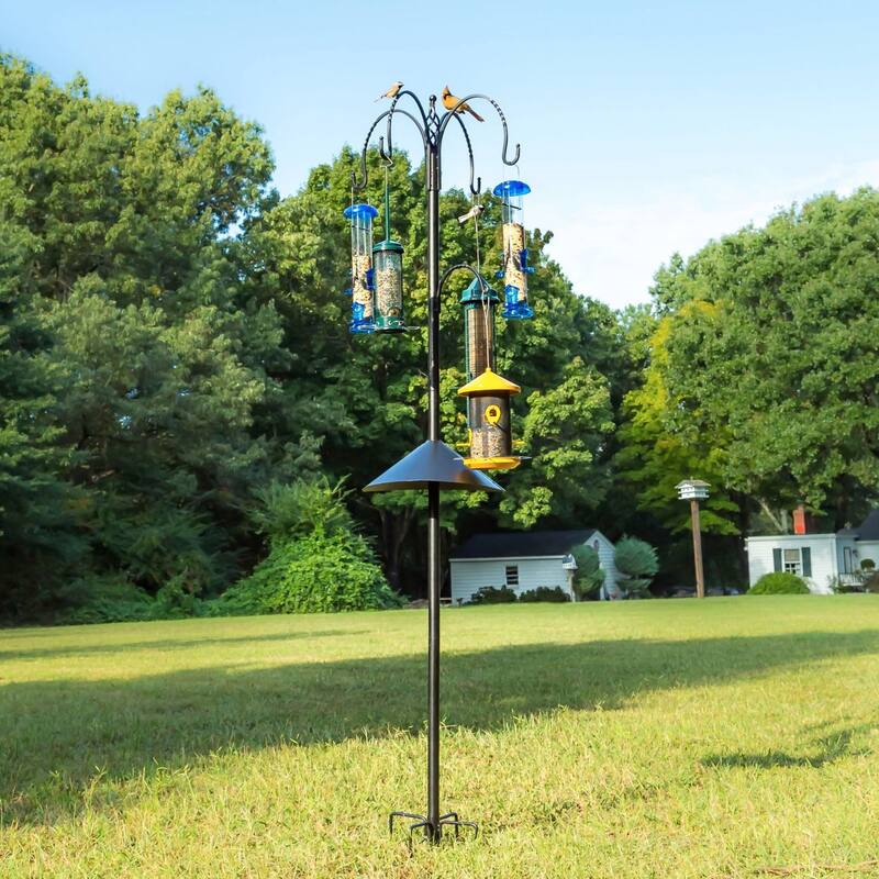 92" Premier Wild Bird Feeding Station - 25.6x92.5x25.6