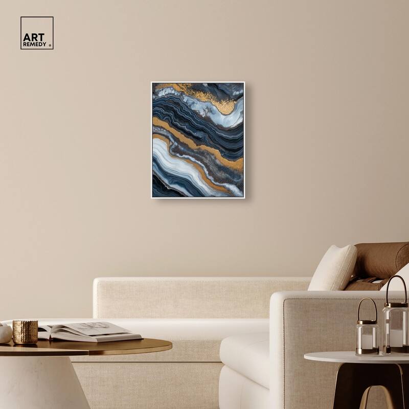 Acrylic Flow I Canvas by Art Remedy
