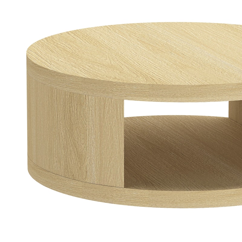 Manhattan Comfort Alure 36" Round Coffee Table