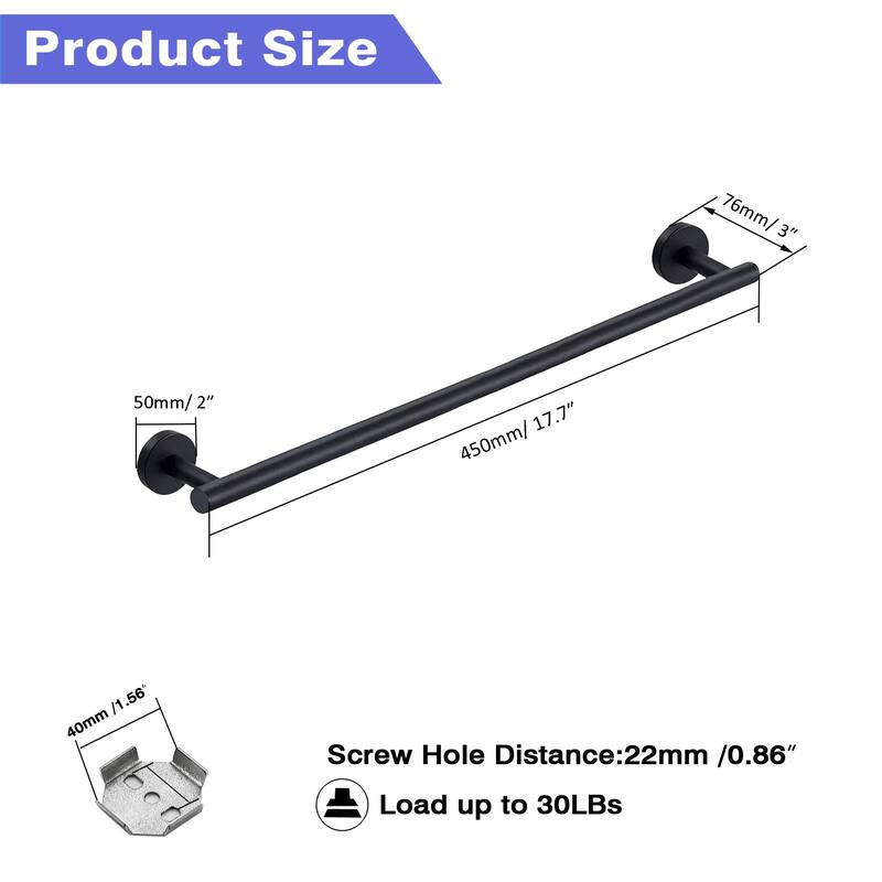 Wall Mounted Towel Bar 304 Stainless Steel Towel Rack