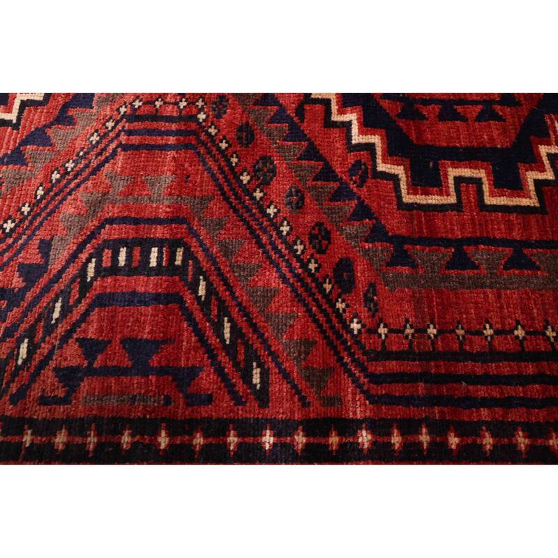 ECARPETGALLERY Hand-knotted Konya Anatolian Red Wool Rug - 5'5 x 8'6