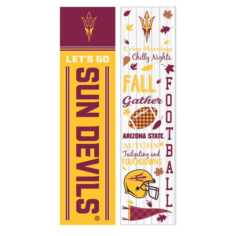47" Double Sided Seasonal Porch Leaner, Arizona State University - 47" x 11.25"