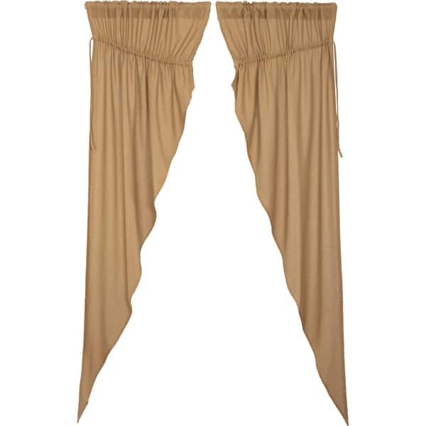 VHC Brands Burlap Dove Grey Farmhouse Curtains Prairie Short Panel Set Of 2 63x36x18 6d294b1e 6dc7 4e01 88bf Fd9f5e691127.2f0bda7839997c336653f430caf3ba7f