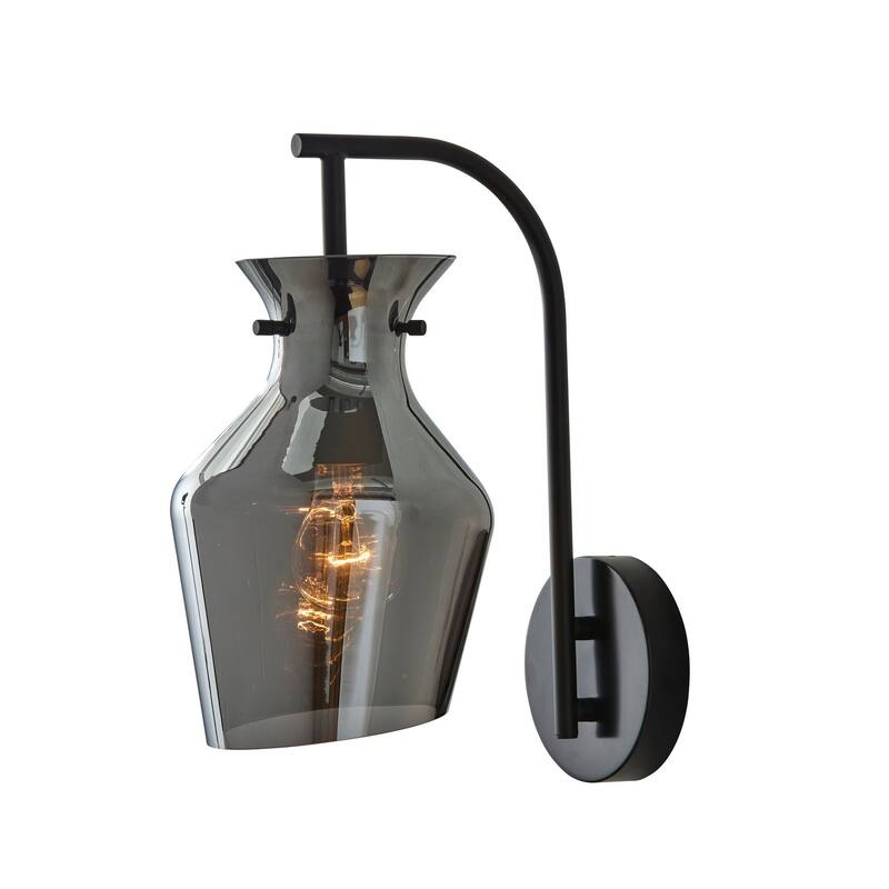 Tate Wall Lamp - Black - Black