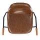 preview thumbnail 17 of 44, SAFAVIEH Tanner Mid-century Faux Leather Barstool - 25" W x 21.5" D x 39" H