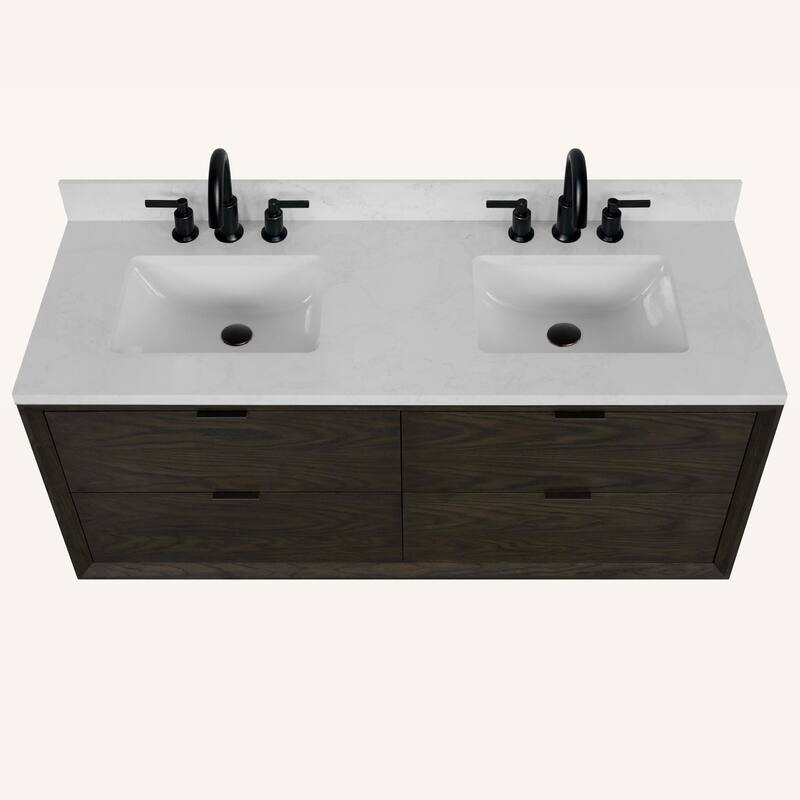 Legion Furniture WH25 Solid Wood Contemporary Bathroom Vanity with 1" thick Artificial top