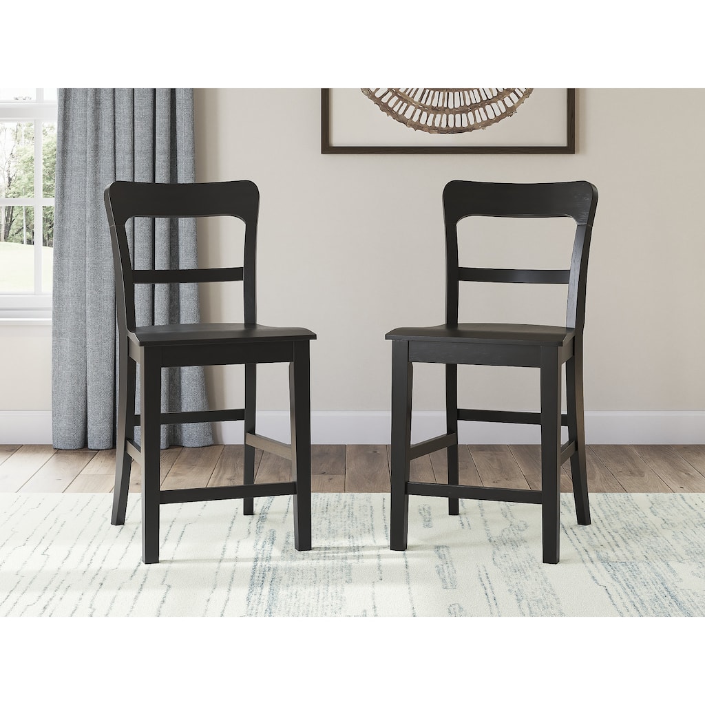 Signature Design by Ashley Chadworth Counter Height Bar Stool (Set of 2) - 19"W x 23"D x 39"H
