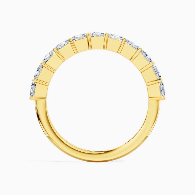 Auriya 14k Gold Radiant East-West Lab Grown Diamond Half Eternity Band 1.10 - 3.75 ct. tw. (F-G, VS)