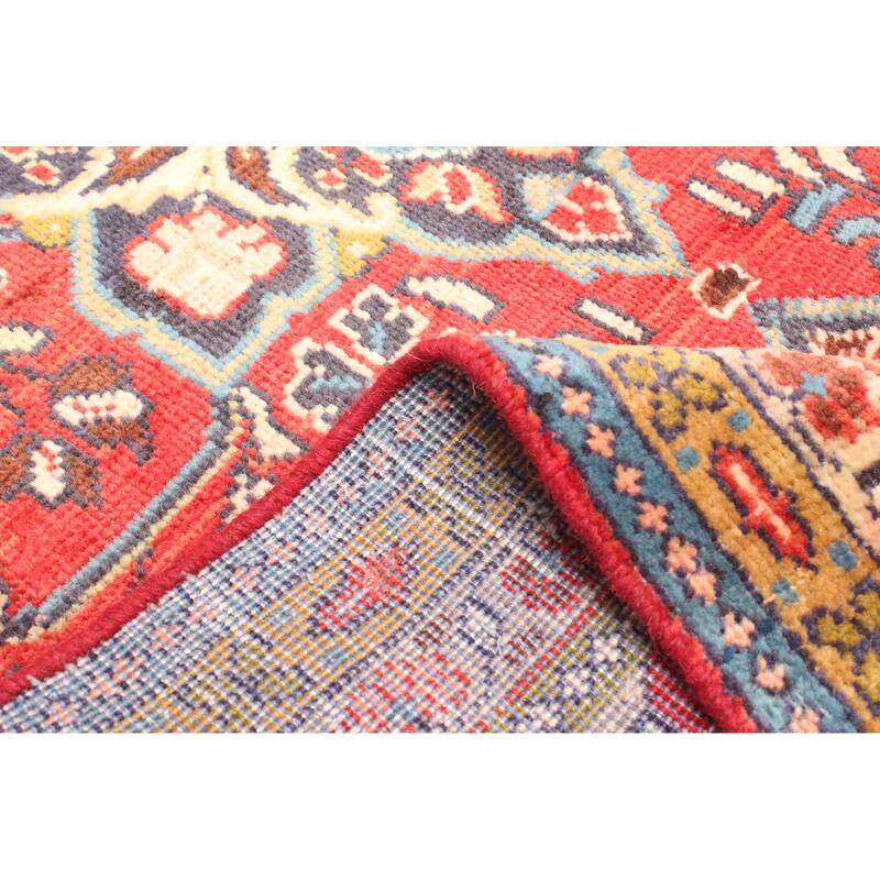 ECARPETGALLERY Hand-knotted Andelz Red Wool Rug - 3'8 x 6'8