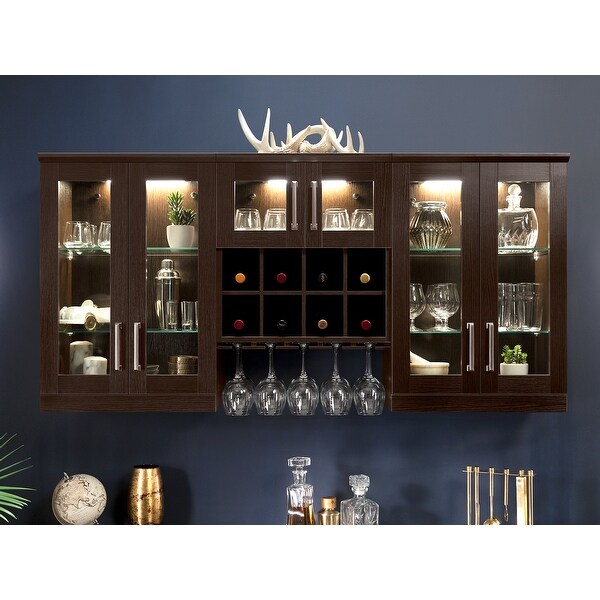 NewAge Products 21 Home Bar 7 Piece Cabinet Set Bed Bath Beyond 33218078