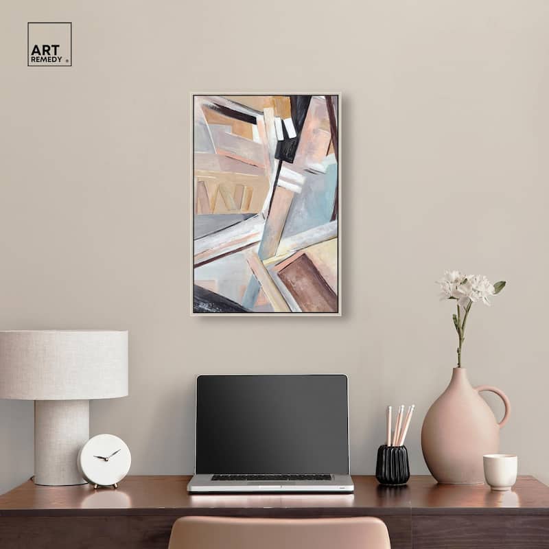 Balancing Lines II Canvas by Art Remedy