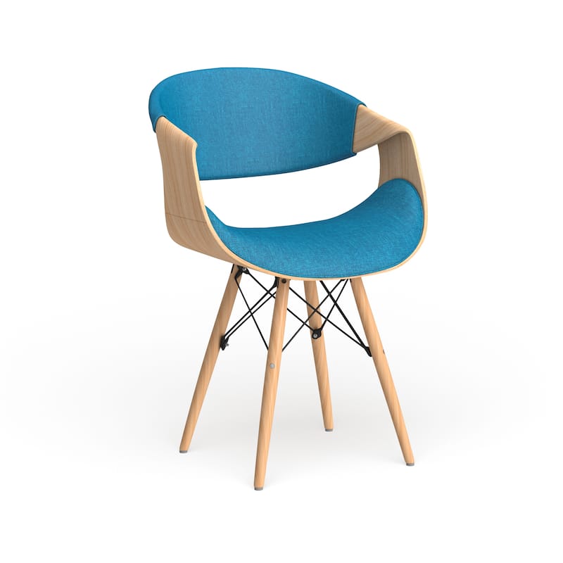 Carson Carrington Contemporary Teal Velvet Accent Chair - Teal