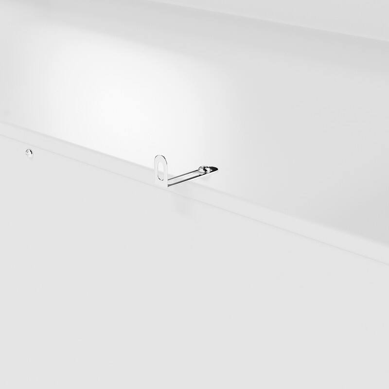 Farmhouse 77" Kitchen Pantry Storage Cabinet with Adjustable Shelves and Multiple Door Shelves