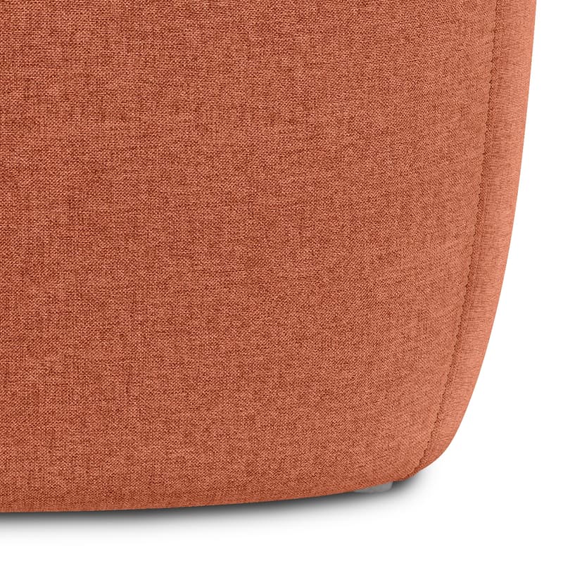 WYNDENHALL Brea 18 inch Wide Contemporary Irregular Ottoman Bench