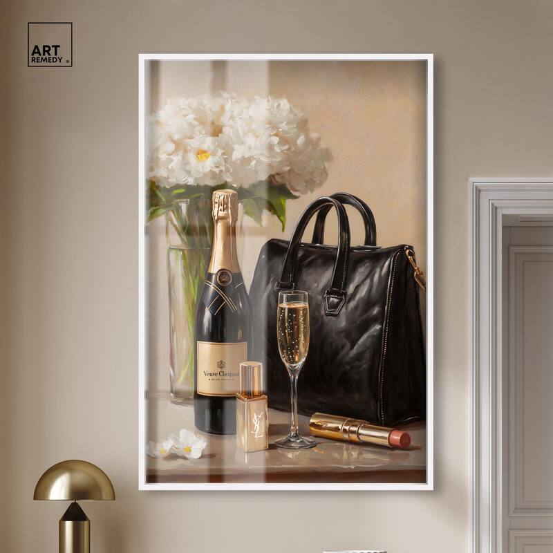 Cheers to Lovely Glam Shadowbox by Art Remedy